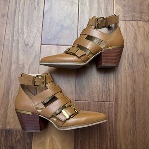 MICHAEL Michael Kors Griffin Bootie leather acorn size 9 medium